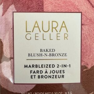 Laura Geller Baked Blush-N-Bronze ROSE BRONZE-Natural Finish NIB